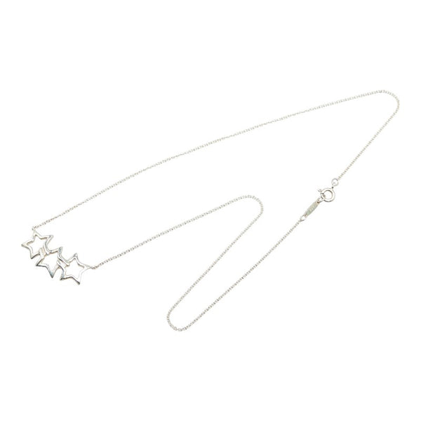 ティファニー トリプルスター ネックレス SV925 シルバー レディース TIFFANY&Co. 【中古】