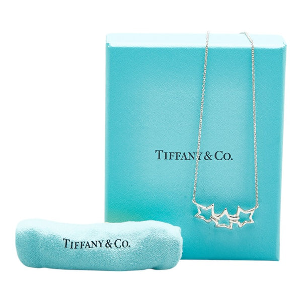 ティファニー トリプルスター ネックレス SV925 シルバー レディース TIFFANY&Co. 【中古】