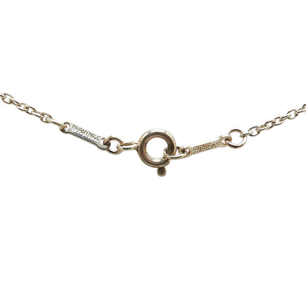 ティファニー エルサ ペレッティ 3P オープンハート  ネックレス スターリングシルバー レディース TIFFANY&Co. 【中古】