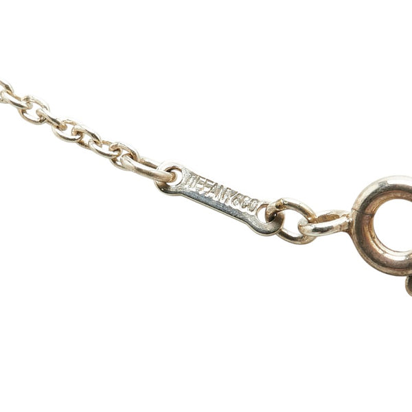 ティファニー エルサ ペレッティ 3P オープンハート  ネックレス スターリングシルバー レディース TIFFANY&Co. 【中古】