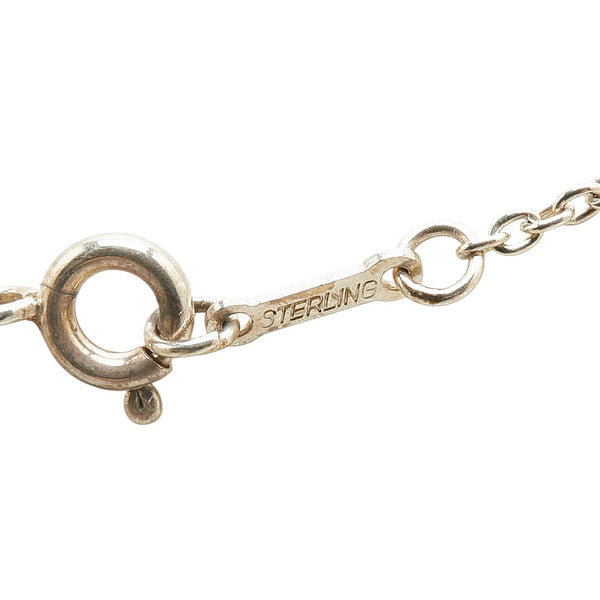 ティファニー エルサ ペレッティ 3P オープンハート  ネックレス スターリングシルバー レディース TIFFANY&Co. 【中古】