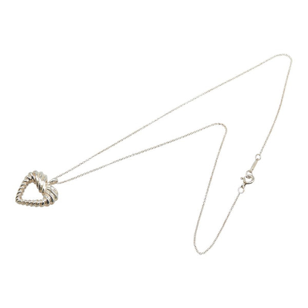 ティファニー ツイストハート ネックレス SV925 シルバー レディース TIFFANY&Co. 【中古】