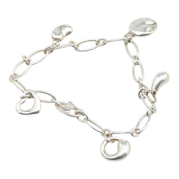 ティファニー エルサ ペレッティ 5チャーム ブレスレット SV925 シルバー レディース TIFFANY&Co. 【中古】