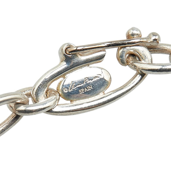 ティファニー エルサ ペレッティ 5チャーム ブレスレット SV925 シルバー レディース TIFFANY&Co. 【中古】