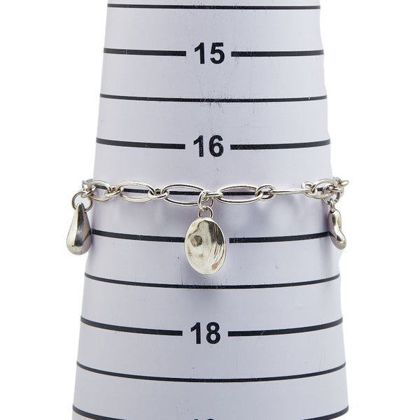 ティファニー エルサ ペレッティ 5チャーム ブレスレット SV925 シルバー レディース TIFFANY&Co. 【中古】