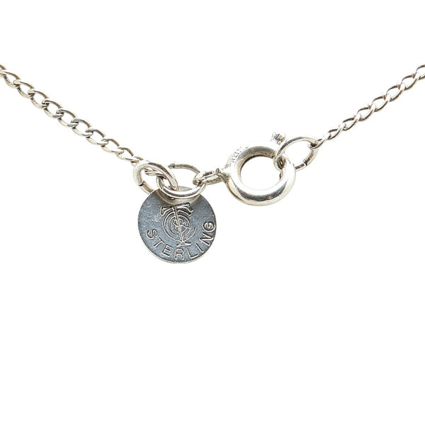 ティファニー 猫 キャット モチーフ ネックレス スターリングシルバー レディース TIFFANY&Co. 【中古】