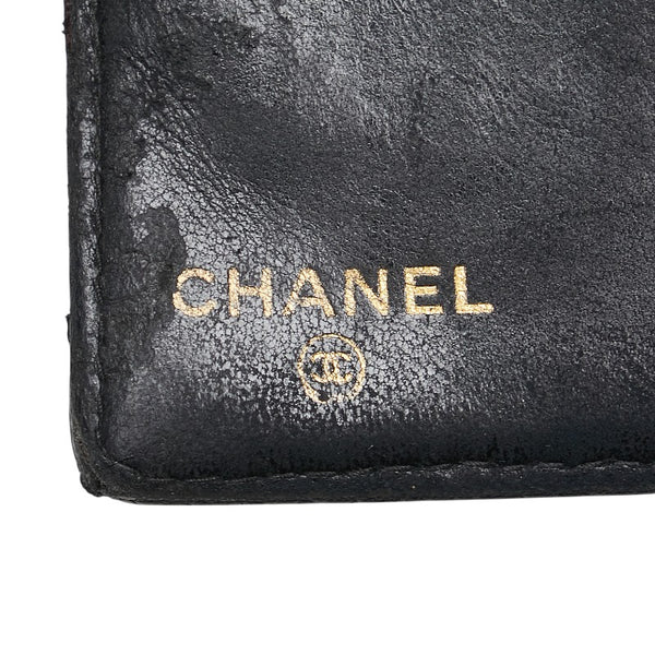 シャネル ココマーク 長財布 ブラック キャビアスキン レディース CHANEL 【中古】