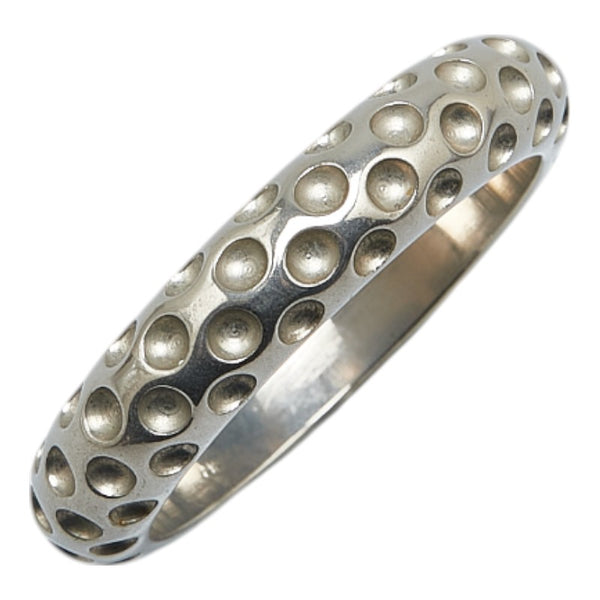 エルメス ドット モチーフ スカーフリング シルバー メタル レディース HERMES 【中古】