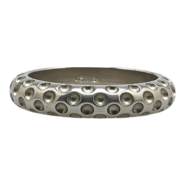 エルメス ドット モチーフ スカーフリング シルバー メタル レディース HERMES 【中古】