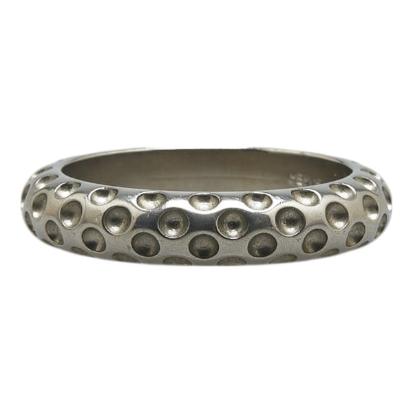 エルメス ドット モチーフ スカーフリング シルバー メタル レディース HERMES 【中古】