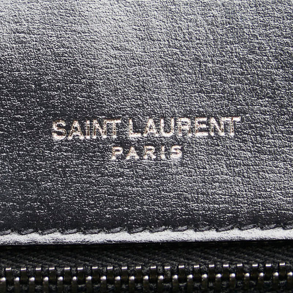 サンローラン クラッチバッグ セカンドバッグ ブラック レザー レディース SAINT LAURENT 【中古】