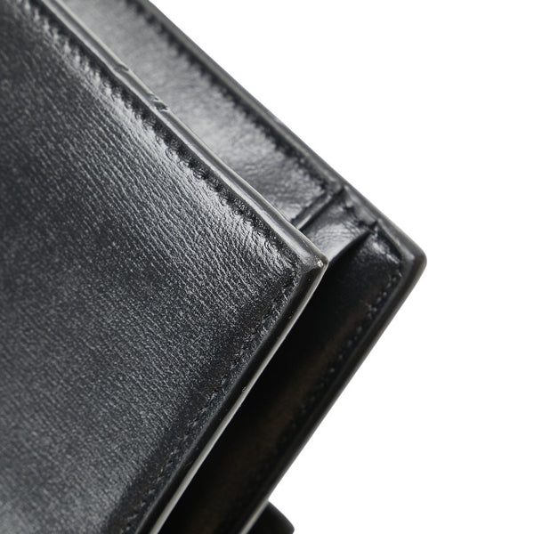 サンローラン クラッチバッグ セカンドバッグ ブラック レザー レディース SAINT LAURENT 【中古】