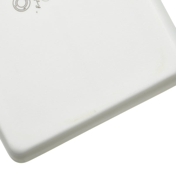 エルメス リズム スクエアプレート 皿 食器 ホワイト グリーン 陶器 レディース HERMES 【中古】