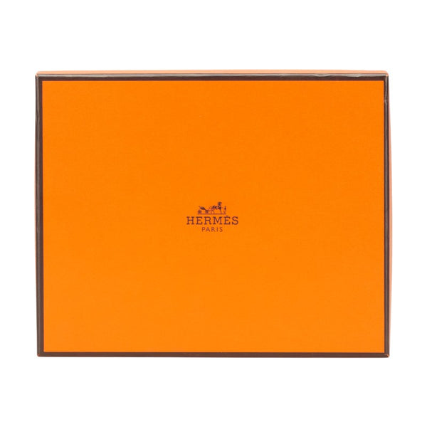 エルメス リズム スクエアプレート 皿 食器 ホワイト グリーン 陶器 レディース HERMES 【中古】