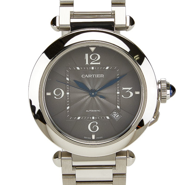 カルティエ パシャ ドゥ カルティエ 腕時計 WSPA0026 自動巻き グレー文字盤 ステンレススチール メンズ CARTIER 【中古】