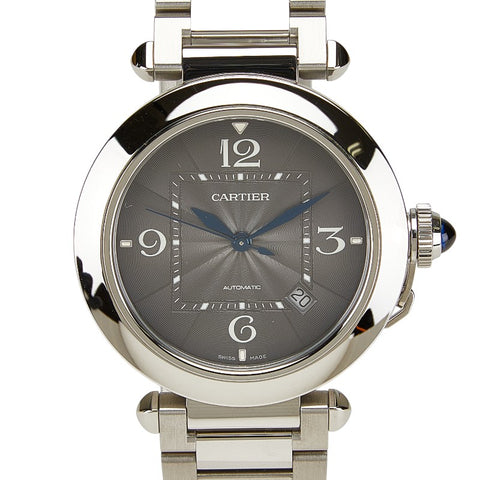 カルティエ パシャ ドゥ カルティエ 腕時計 WSPA0026 自動巻き グレー文字盤 ステンレススチール メンズ CARTIER 【中古】