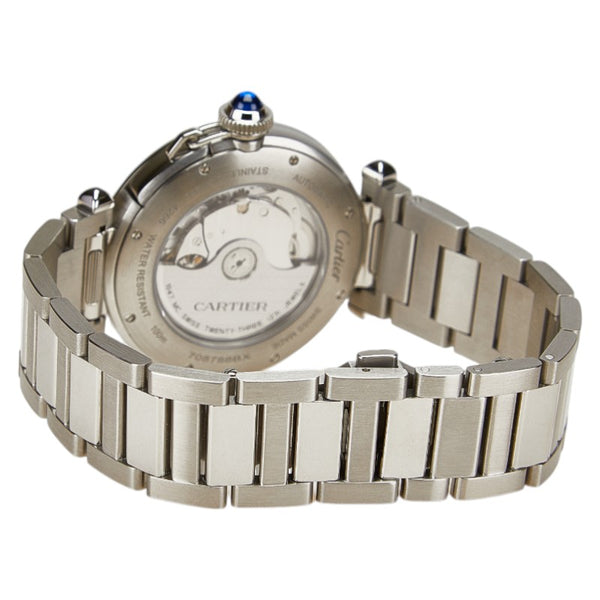 カルティエ パシャ ドゥ カルティエ 腕時計 WSPA0026 自動巻き グレー文字盤 ステンレススチール メンズ CARTIER 【中古】