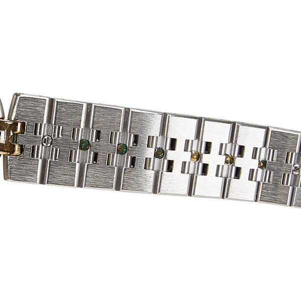 エルメス プロフィール 腕時計 クオーツ ベージュ文字盤 ステンレススチール メッキ レディース HERMES 【中古】