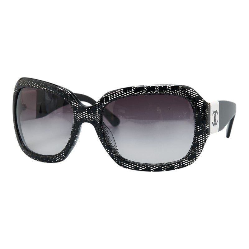 シャネル ココマーク サングラス 5146-A ブラック プラスチック レディース CHANEL 【中古】