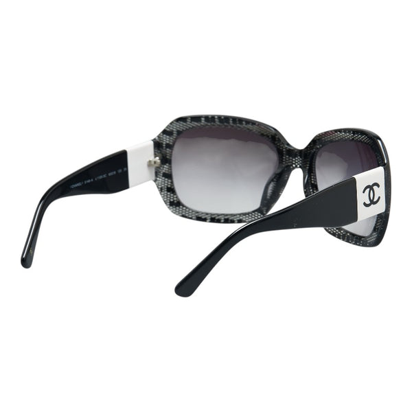 シャネル ココマーク サングラス 5146-A ブラック プラスチック レディース CHANEL 【中古】