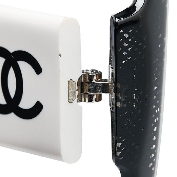 シャネル ココマーク サングラス 5146-A ブラック プラスチック レディース CHANEL 【中古】