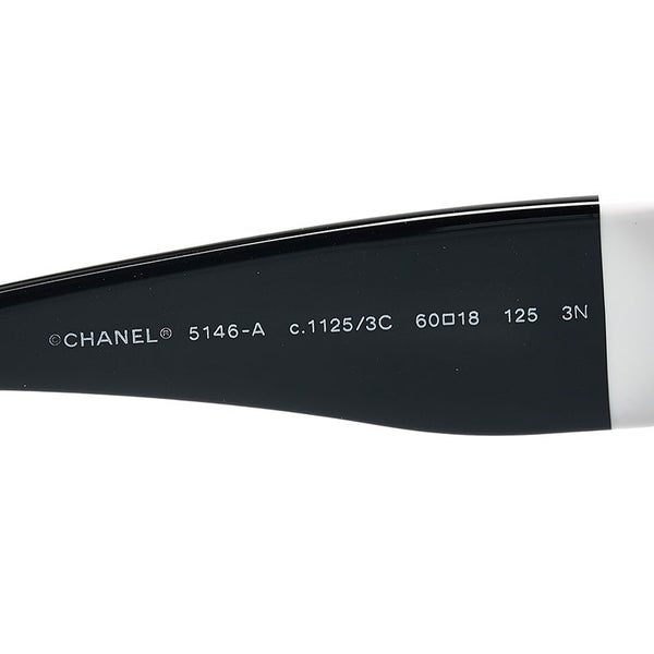 シャネル ココマーク サングラス 5146-A ブラック プラスチック レディース CHANEL 【中古】