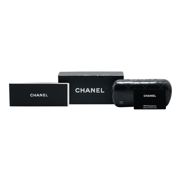 シャネル ココマーク サングラス 5146-A ブラック プラスチック レディース CHANEL 【中古】