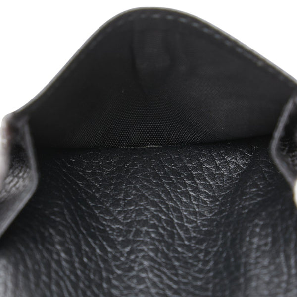 グッチ GGマーモント ミニ財布 二つ折り財布 523277 ブラック レザー レディース GUCCI 【中古】