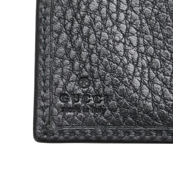 グッチ GGマーモント ミニ財布 二つ折り財布 523277 ブラック レザー レディース GUCCI 【中古】