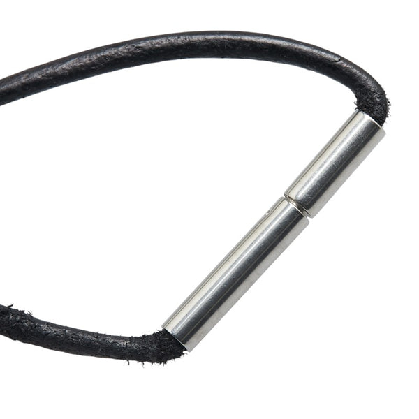 エルメス symbole シンボル ペンダント 2点セット シルバー メタル レザー レディース HERMES 【中古】