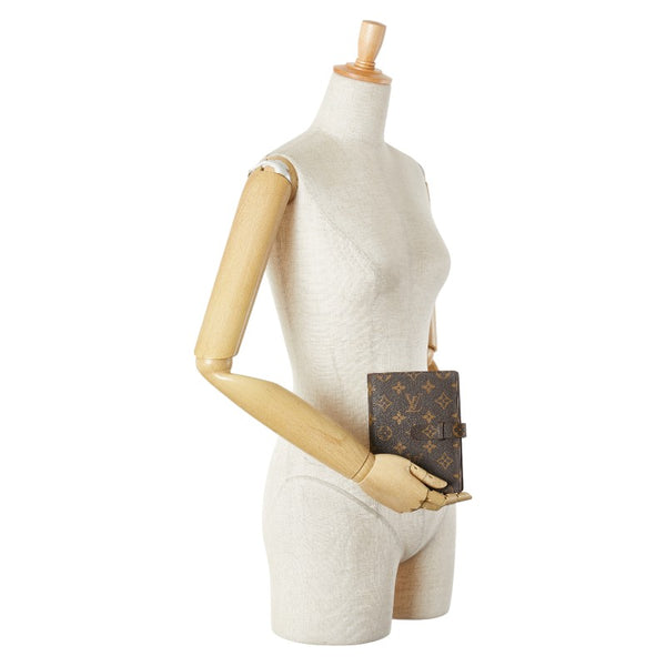 ルイ ヴィトン モノグラム ポシェット フォト 手帳カバー フォトケース M58817 ブラウン PVC レザー レディース LOUIS VUITTON 【中古】