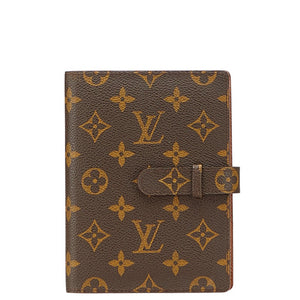 ルイ ヴィトン モノグラム ポシェット フォト 手帳カバー フォトケース M58817 ブラウン PVC レザー レディース LOUIS VUITTON 【中古】
