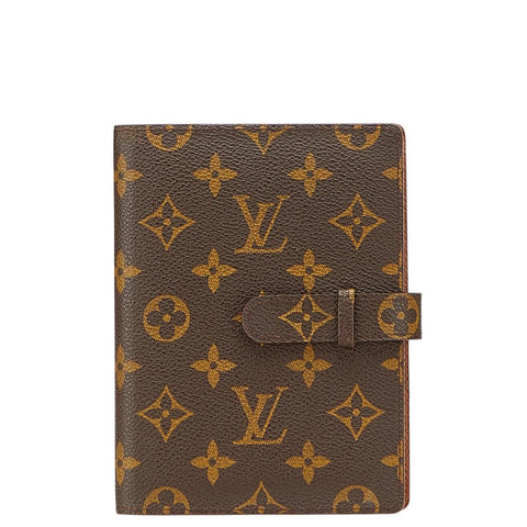 ルイ ヴィトン モノグラム ポシェット フォト 手帳カバー フォトケース M58817 ブラウン PVC レザー レディース LOUIS VUITTON 【中古】