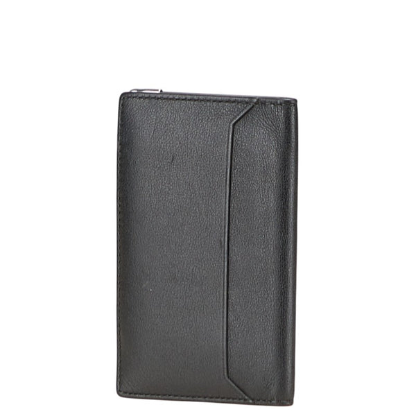 カルティエ マストライン カードケース ブラック レザー メンズ CARTIER 【中古】