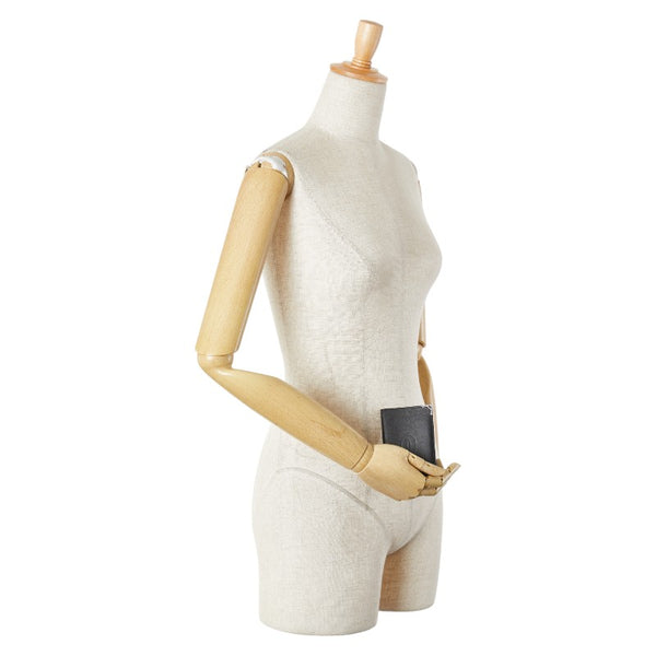 カルティエ マストライン カードケース ブラック レザー メンズ CARTIER 【中古】