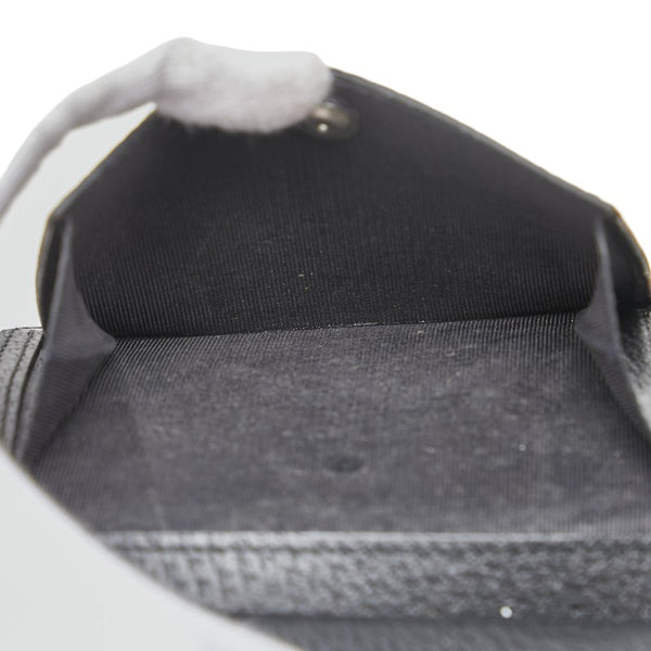 サルヴァトーレフェラガモ ガンチーニ 二つ折り財布 ブラック レザー メンズ Salvatore Ferragamo 【中古】