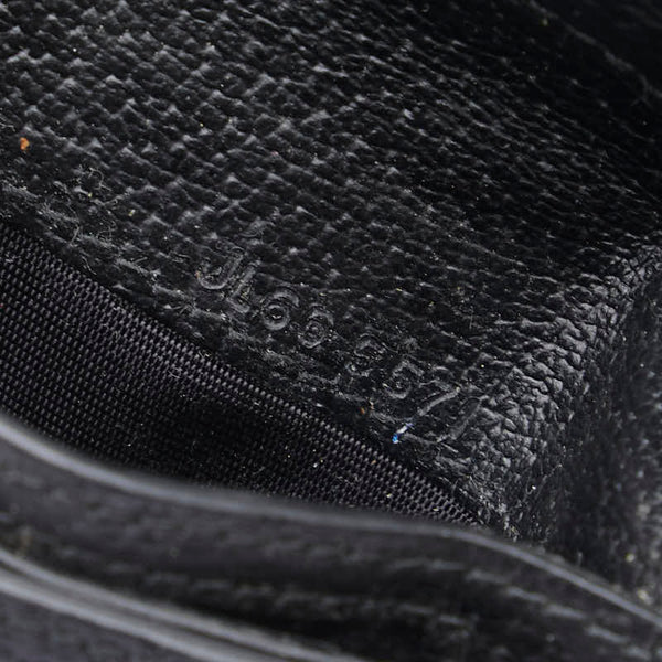 サルヴァトーレフェラガモ ガンチーニ 二つ折り財布 ブラック レザー メンズ Salvatore Ferragamo 【中古】