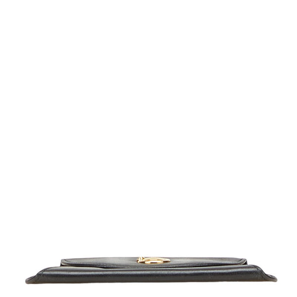 カルティエ パンテール コインケース 小銭入れ ブラック レザー レディース CARTIER 【中古】