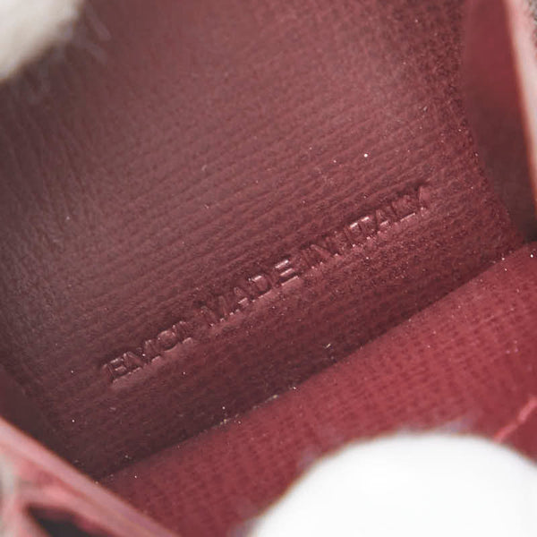 カルティエ マストライン コインケース 小銭入れ ワインレッド ボルドー レザー レディース CARTIER 【中古】