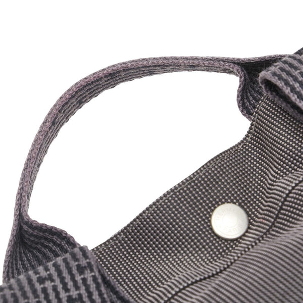 エルメス エールライン アドMM リュック バックパック グレー キャンバス レディース HERMES 【中古】