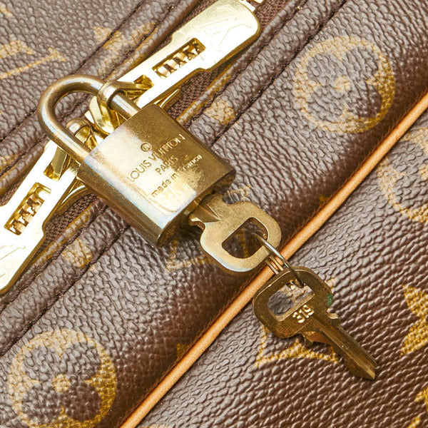 ルイ ヴィトン モノグラム シリウス55 ボストンバッグ トラベルバッグ M41404 ブラウン PVC レザー レディース LOUIS VUITTON 【中古】
