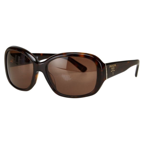 プラダ サングラス 2AU8C1 マーブル ブラウン プラスチック レディース PRADA 【中古】