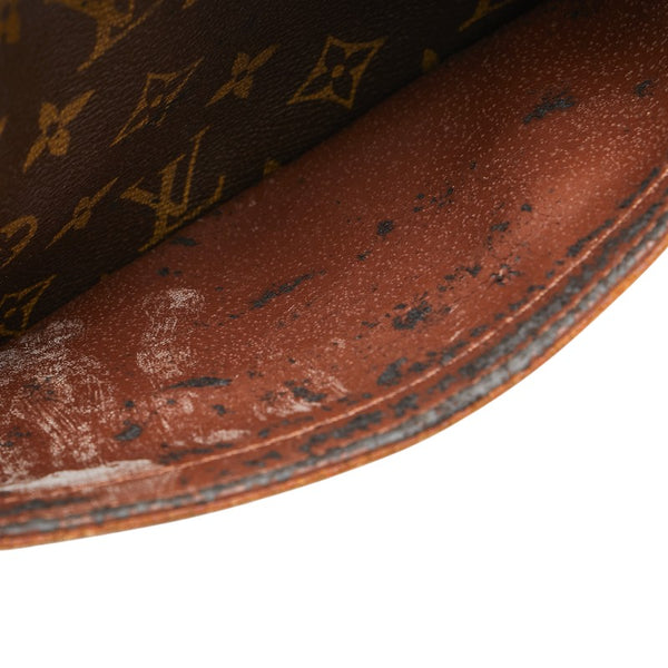 ルイ ヴィトン モノグラム ジュヌフィーユMM 斜め掛け ショルダーバッグ M51226 ブラウン PVC レザー レディース LOUIS VUITTON 【中古】