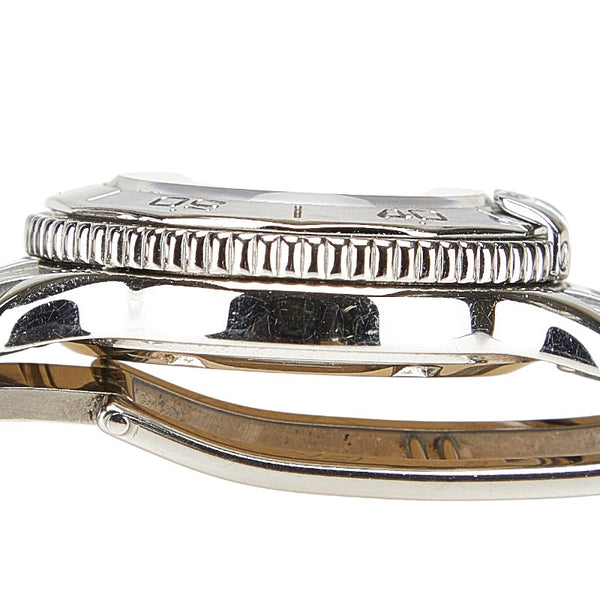 コルム メモタイム セイブ ザ シー 腕時計 クオーツ ホワイト文字盤 ステンレススチール ソフィアクリスタル レディース CORUM 【中古】