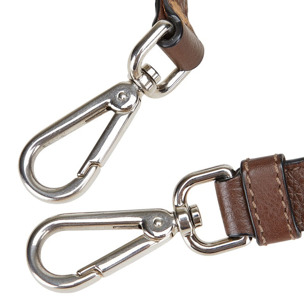 プラダ ショルダーストラップ ブラウン レザー レディース PRADA 【中古】