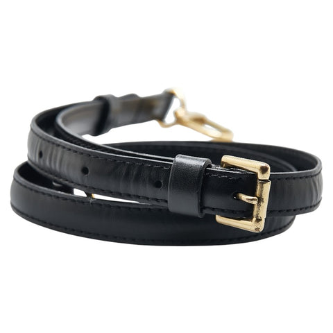 ルイ ヴィトン ショルダーストラップ ブラック レザー レディース LOUIS VUITTON 【中古】