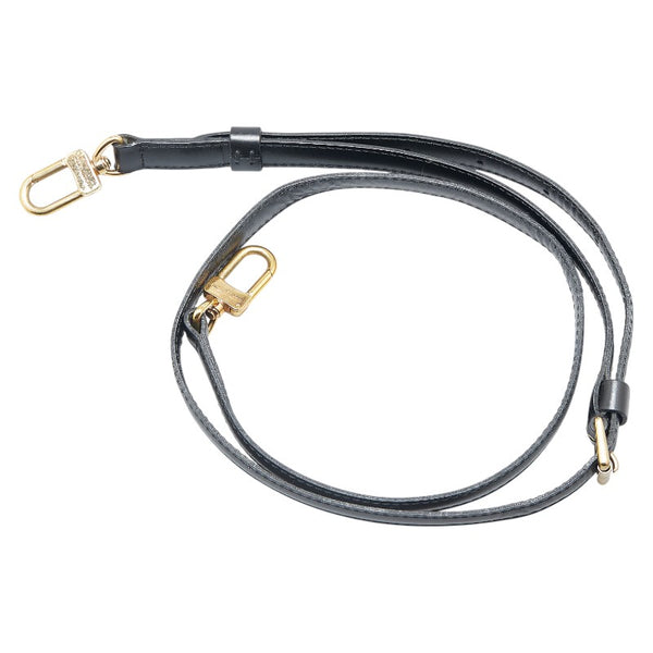 ルイ ヴィトン ショルダーストラップ ブラック レザー レディース LOUIS VUITTON 【中古】
