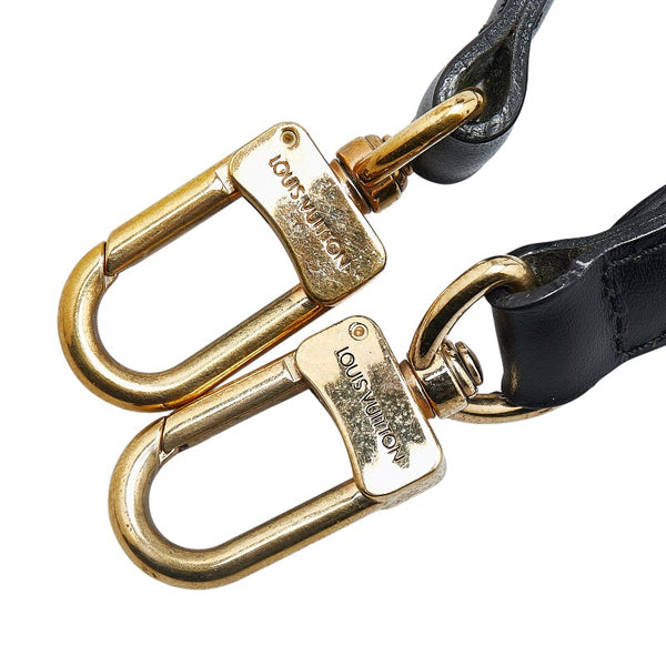 ルイ ヴィトン ショルダーストラップ ブラック レザー レディース LOUIS VUITTON 【中古】