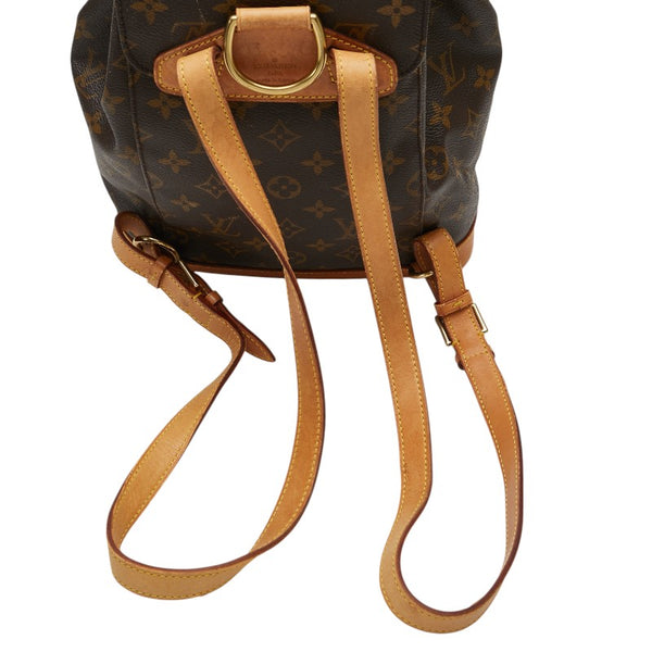 ルイ ヴィトン モノグラム モンスリPM リュック バックパック M51137 ブラウン PVC レザー レディース LOUIS VUITTON 【中古】