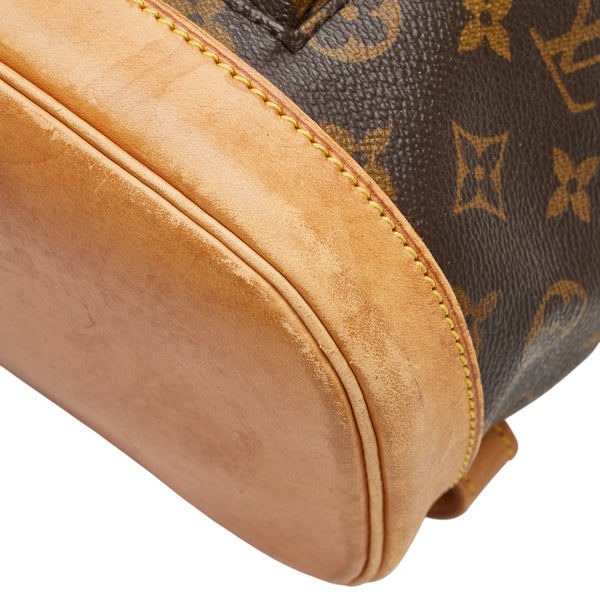 ルイ ヴィトン モノグラム モンスリPM リュック バックパック M51137 ブラウン PVC レザー レディース LOUIS VUITTON 【中古】